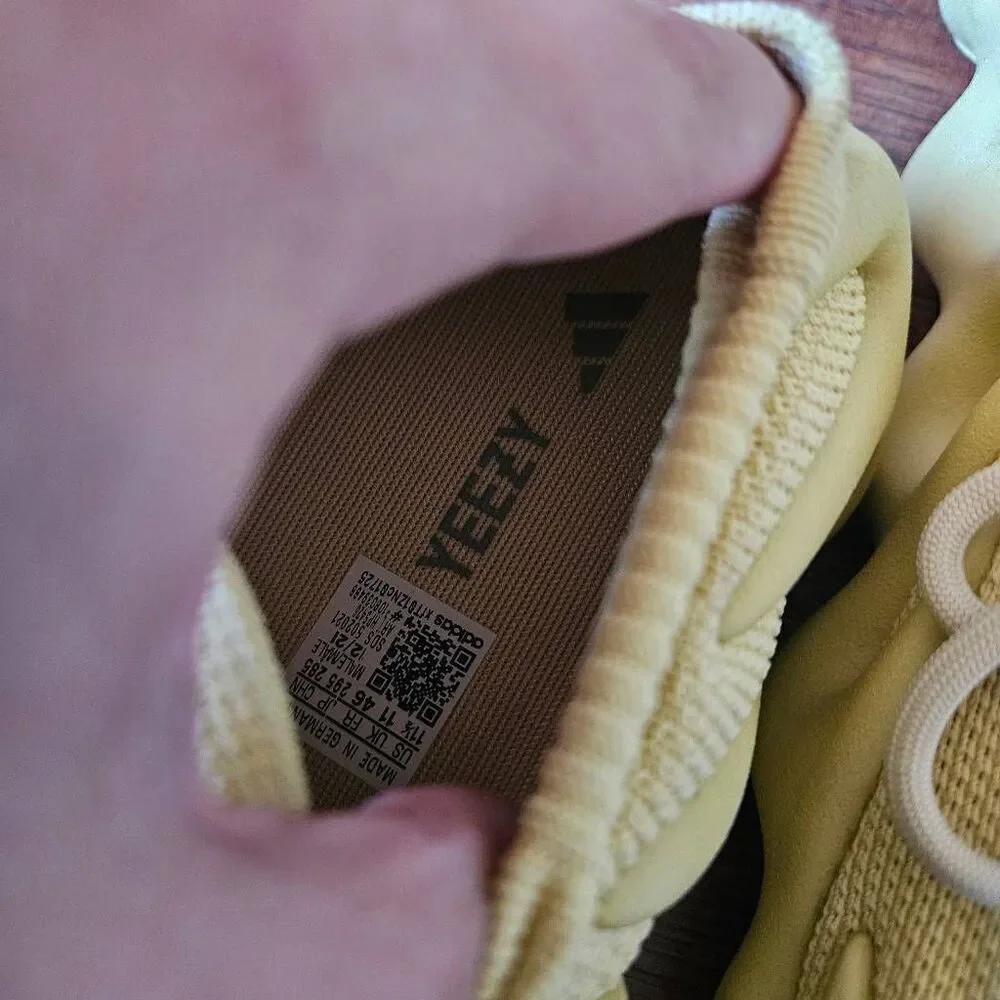 NIB Adidas Yeezy 450 Sulfur Sneakers